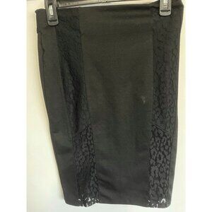 Forever 21 Black Lace Pencil Skirt